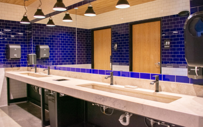 4 By 4 Brewing Company Bathroom Tiles