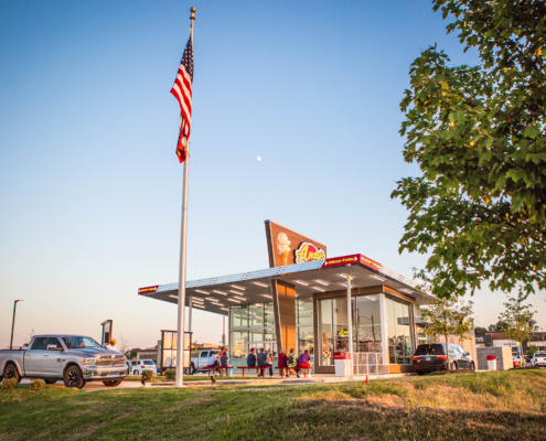 Andy's Frozen Custard Exterior with View of Drive Thru