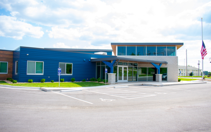 Christian County Ambulance District Headquarters Left Elevation