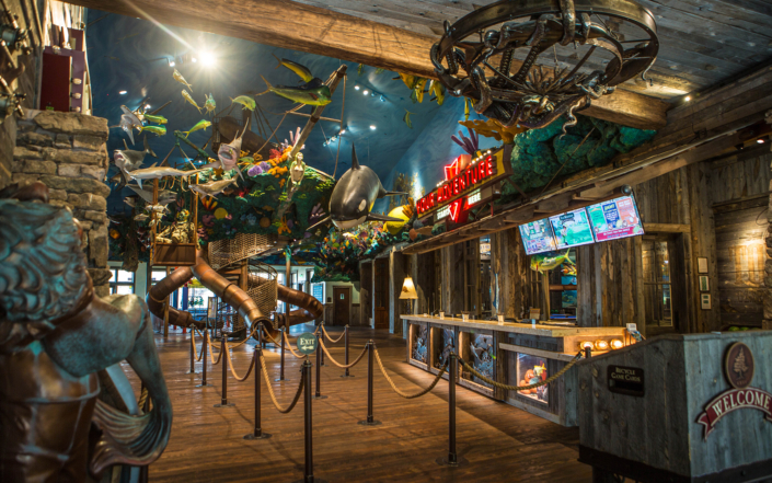 Fun Mountain at Big Cedar Lodge 2973 Fun Mountain at Big Cedar Lodge Interior of Entrance Area