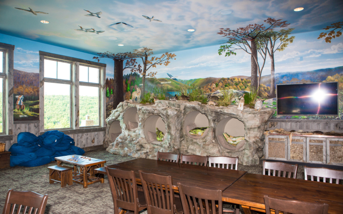 Fun Mountain at Big Cedar Lodge 3086 Fun Mountain at Big Cedar Lodge Playground Area with Tables