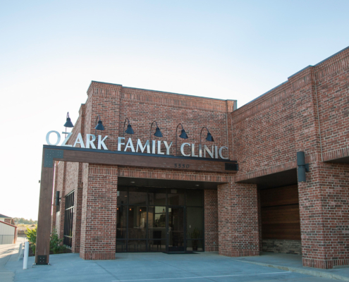 Ozark Family Clinic Sign Outside
