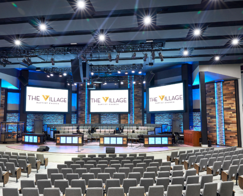 The Village Baptist Church auditorium