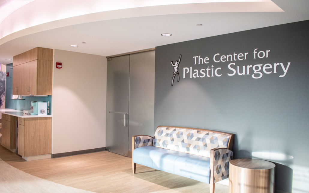 The center for plastic surgery waiting room