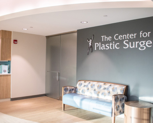 The center for plastic surgery waiting room